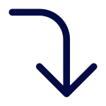 Direct Down SVG Icon